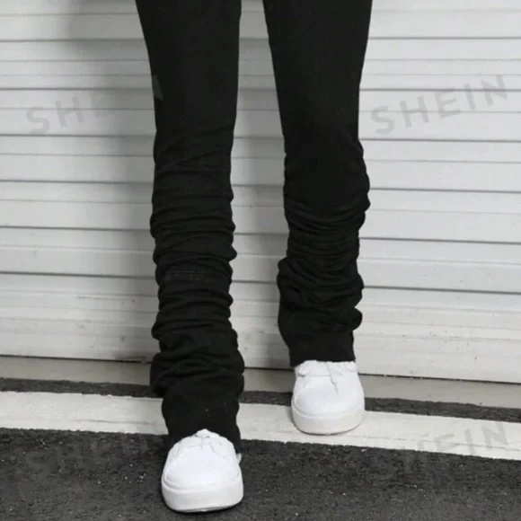 Stacked Fitted Jeans - Picture 3 of 4